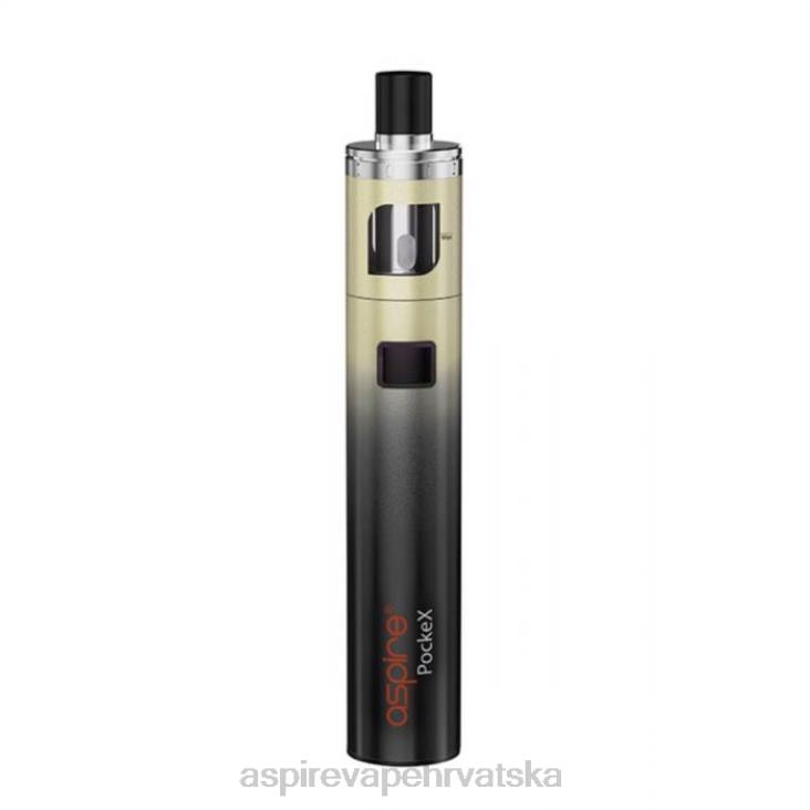 Aspire Vape Reviews | 2X8T119 Aspire Pockex komplet obljetničkog izdanja zlatni gradijent