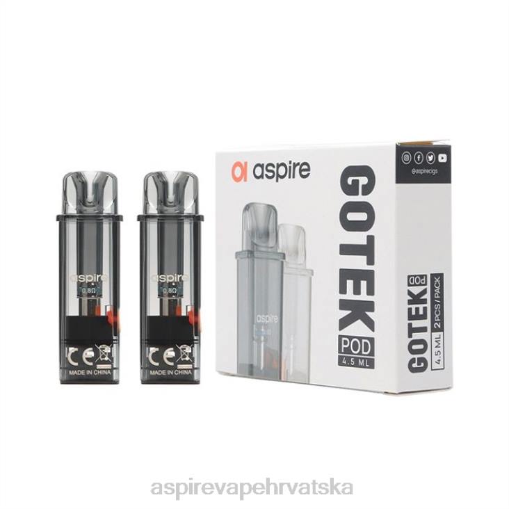 Aspire Vape Zagreb | 2X8T232 Aspire gotek pod (ponovno punjeno izdanje 4,5 ml) kompatibilan s gotek x i gotek s